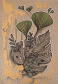 Leaves Acrylic Artwork (3 Pieces)