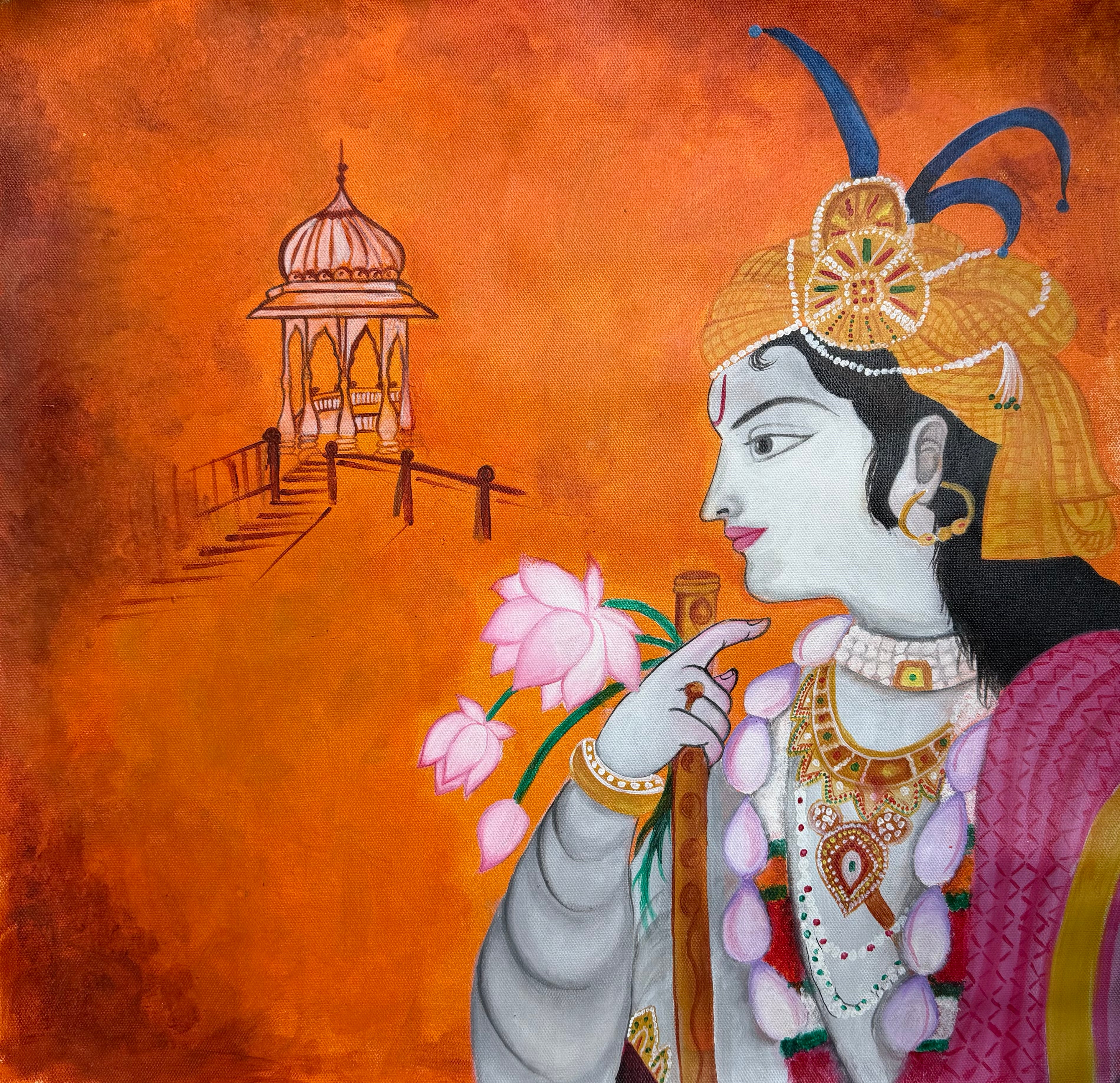 Raja Acrylic Painting