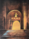 Light Temple Acrylic Art