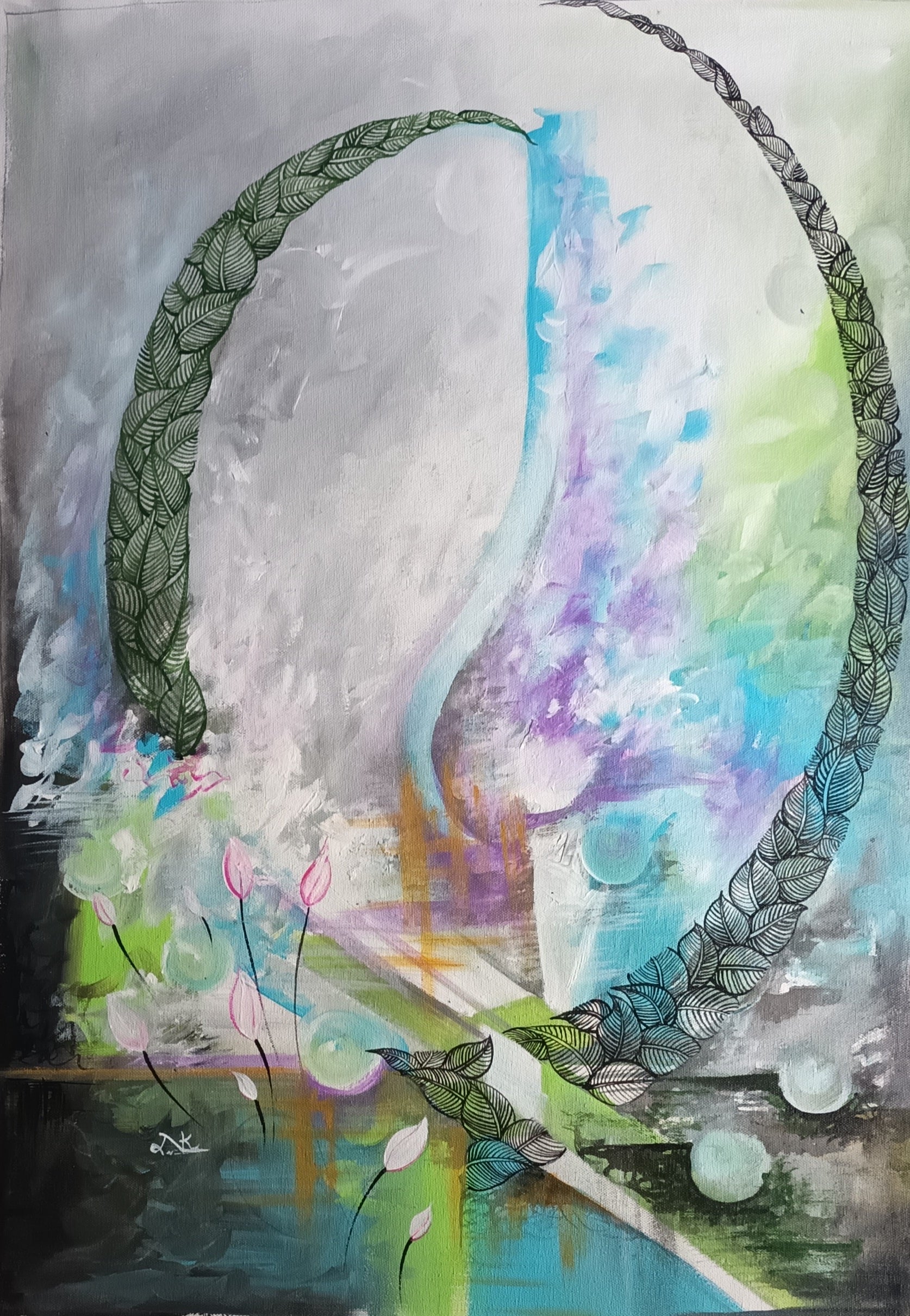 Strides Acrylic Painting (Version 1)