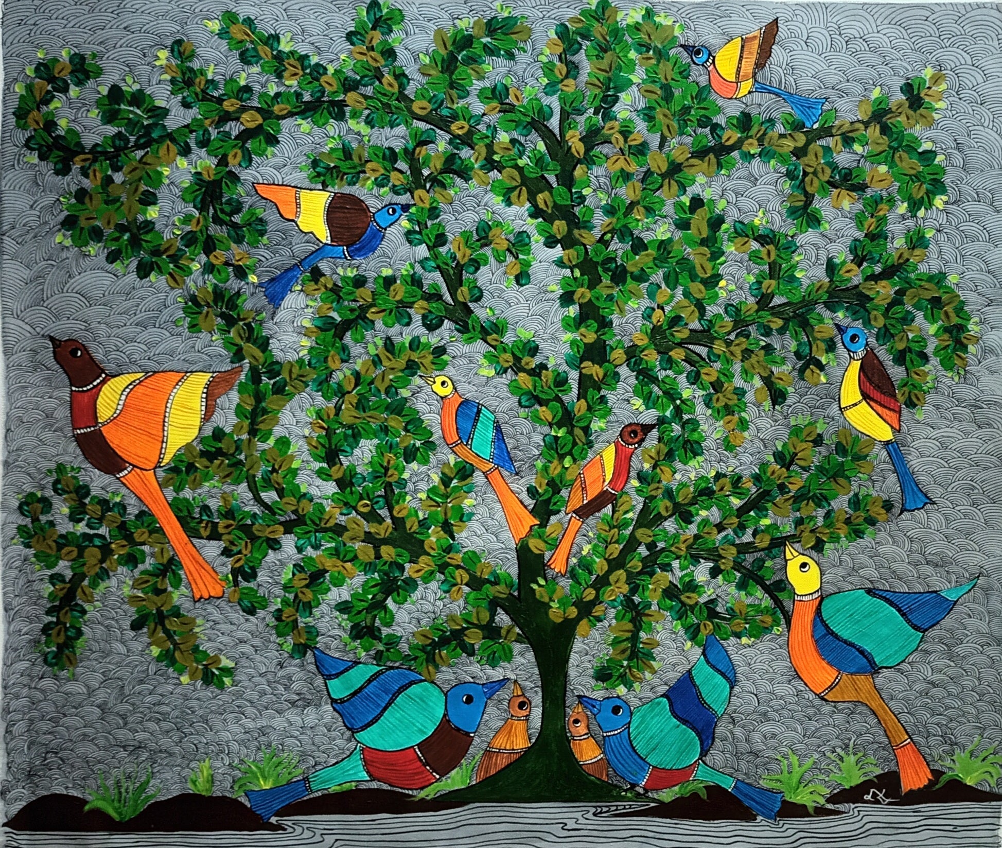 Nature Gond Art
