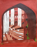 Red Indoors Acrylic Artwork