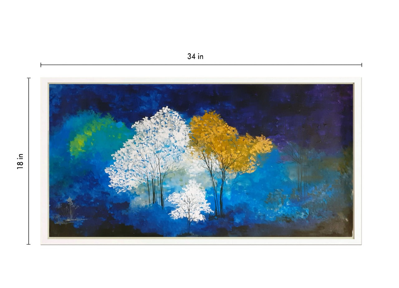 Tree Blossom Acrylic Painting