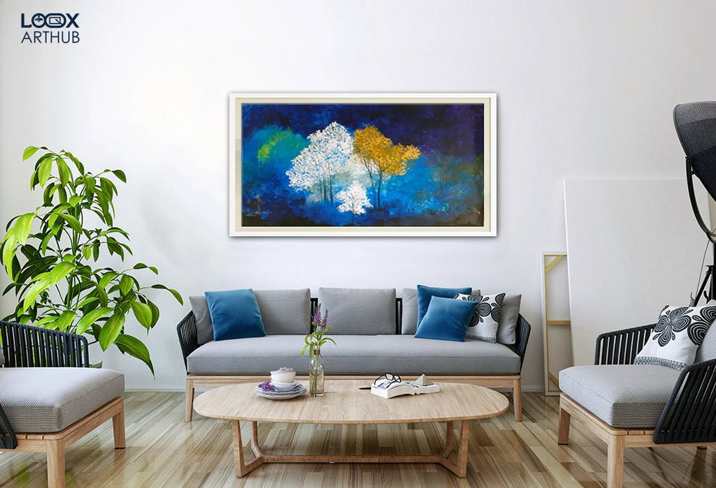 Tree Blossom Acrylic Painting