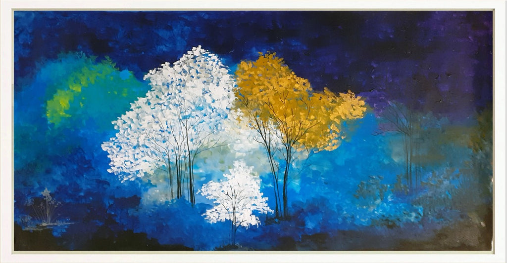 Tree Blossom Acrylic Painting