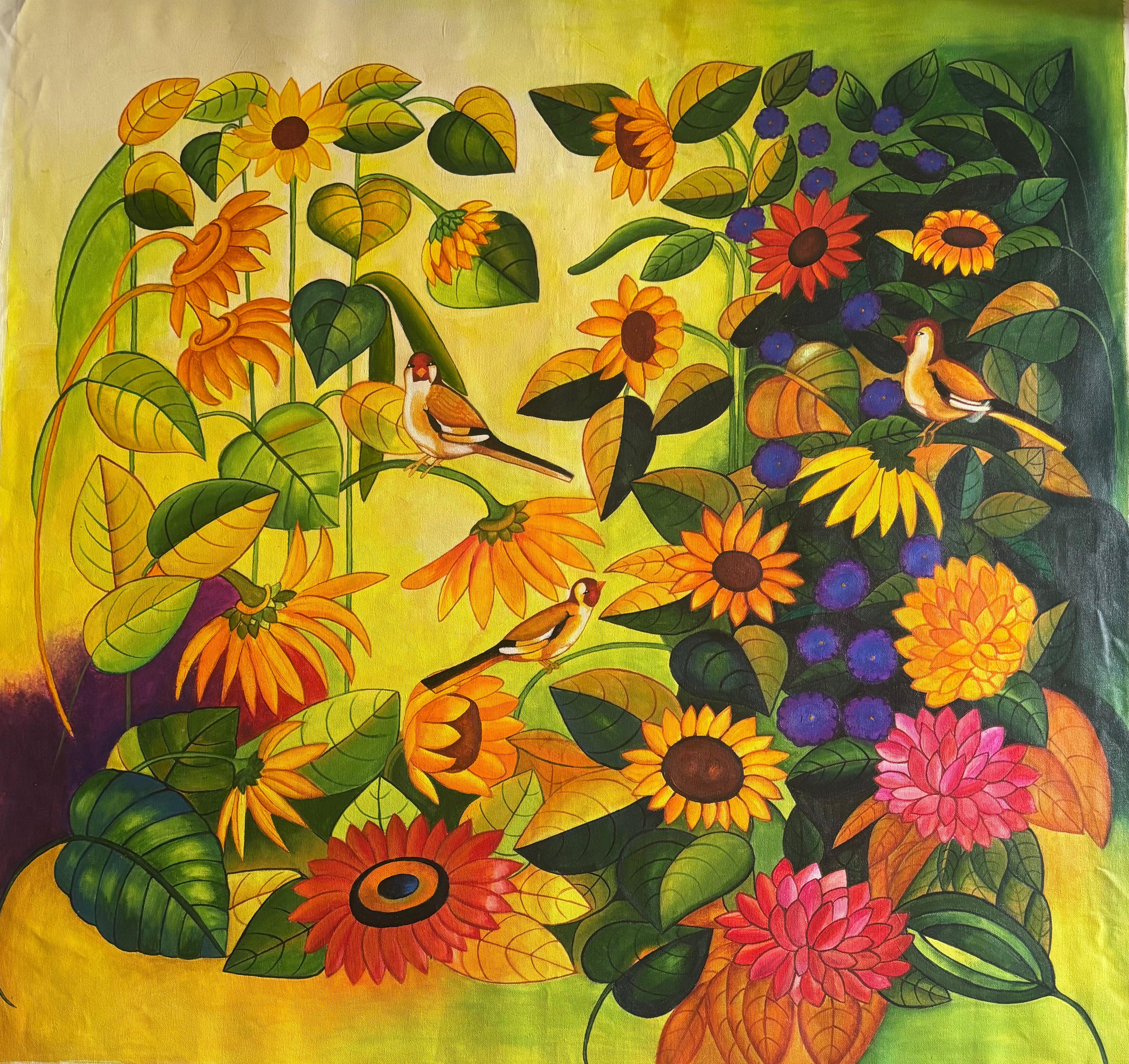 Flowers in Heaven Painting