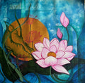 Aqua Lotus Painting