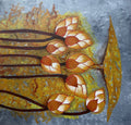 Golden Plants Painting