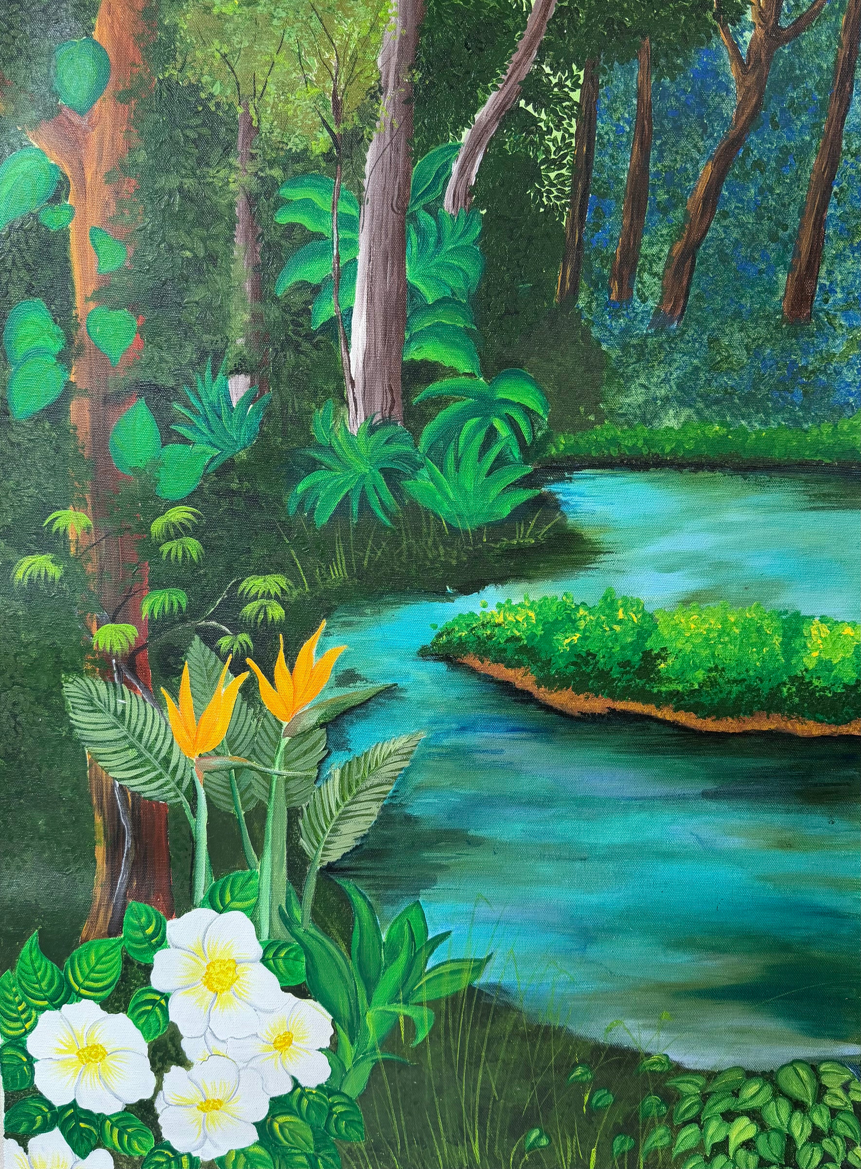 Green Nature Painting