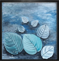 Blue Leaves Painting