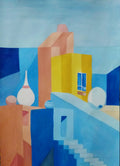 Abstract City Painting