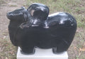 Black Bull Sculpture