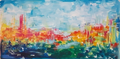 Abstract Scene Acrylic Painting