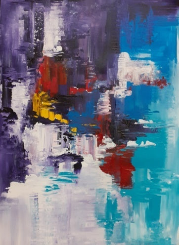 Cool Sunday Acrylic Painting