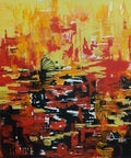 Fiery Sight Acrylic Painting