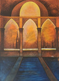 Open View Temple Acrylic Artwork