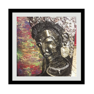 3D metallic look Buddha